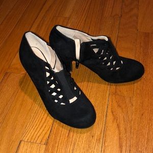 Black booties- target brand